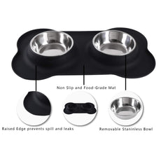 Hubulk tapis silicone avec rebord captant éclaboussures et salissures