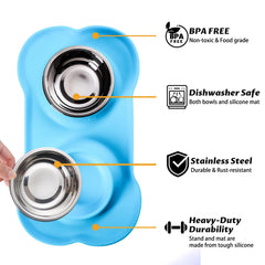 Hubulk gros plan du rebord du tapis en silicone retenant éclaboussures