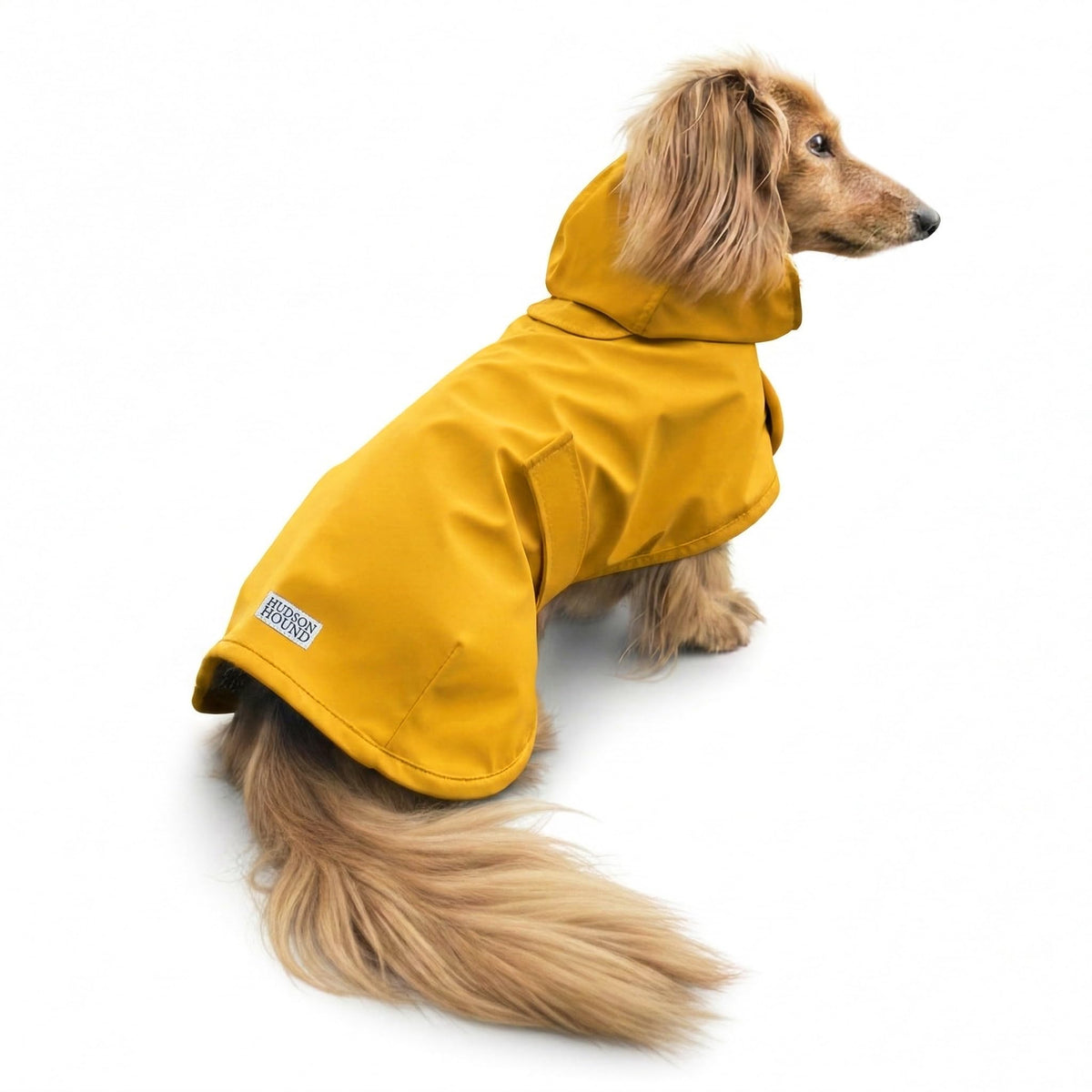 Hudson Hound manteau face avant montrant coupe longue et protection