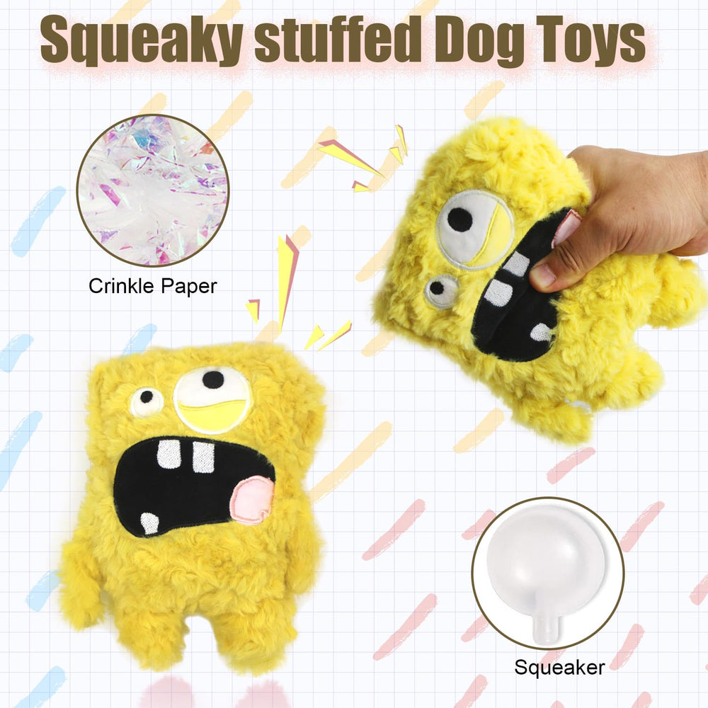 Détail de la broderie HUGEME sur peluche, solidité visible et durable