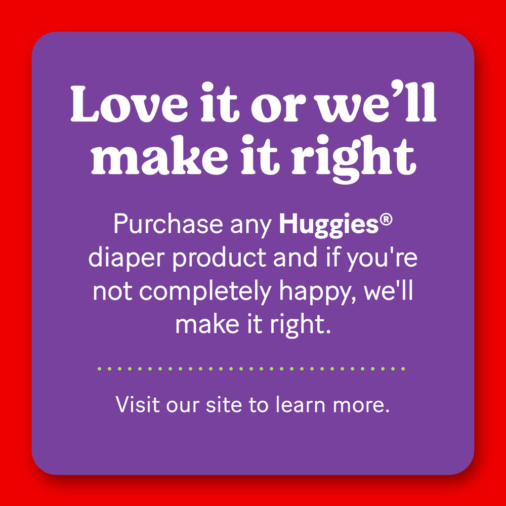 Huggies vue de la matière épaissie des 4X leak blockers renforcés