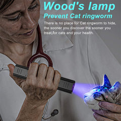 HUHKOUAE Wood's lamp gros plan de l'émetteur UV pour détection précise