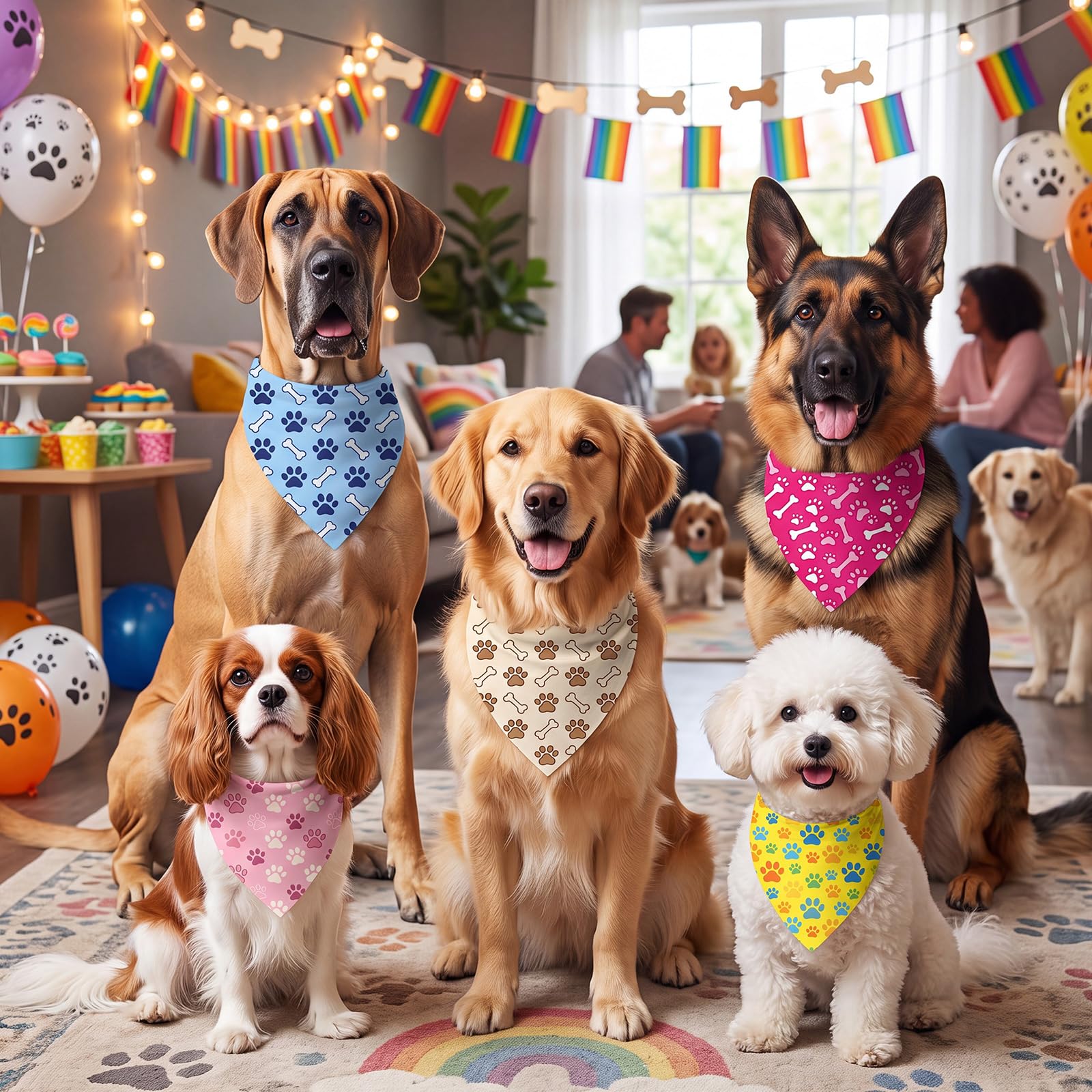 Huhumy bandanas en contexte festif, apporte couleur et cohérence aux fêtes