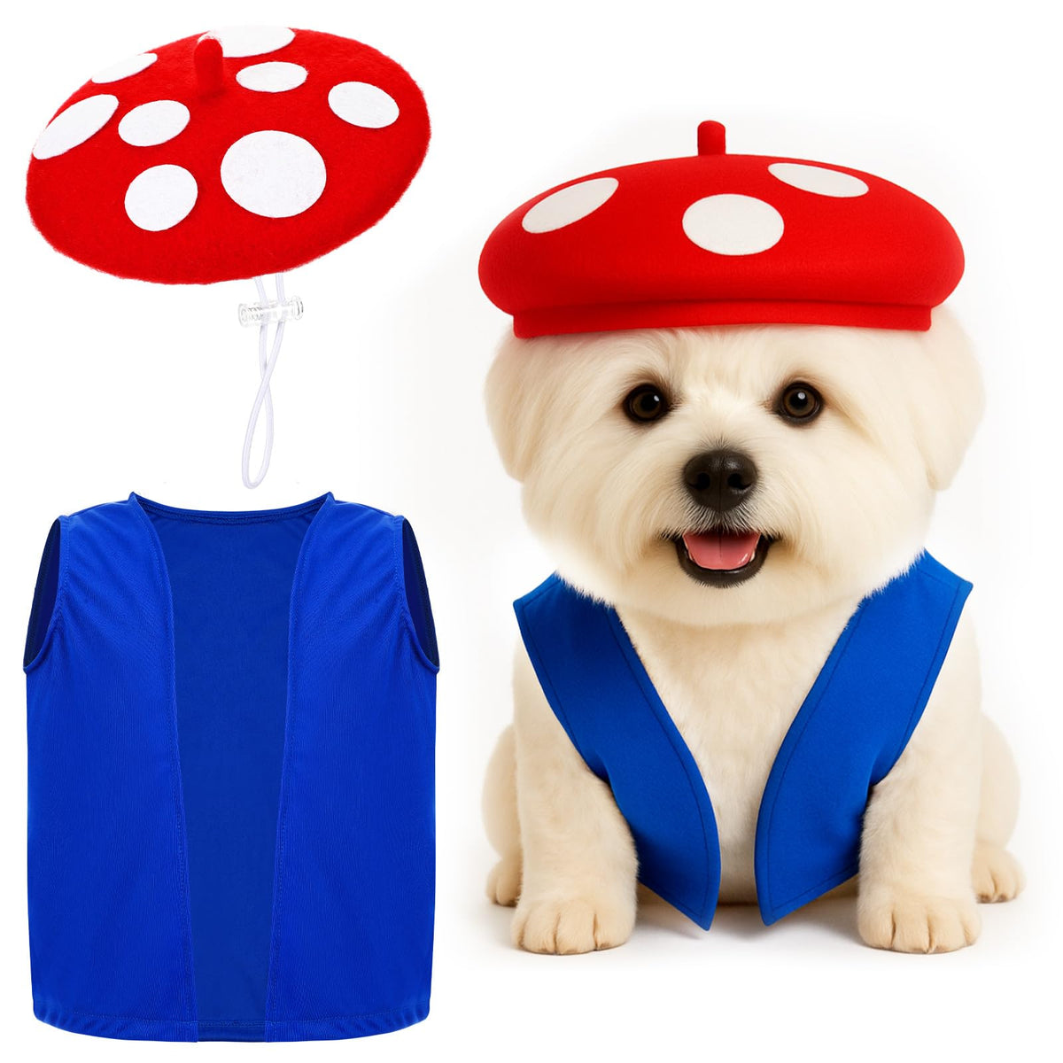 Huhumy chapeau champignon face montrant design mignon et visibilité accrue