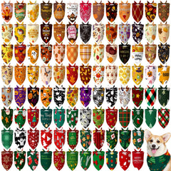Huhumy emballage avant montrant lot de 100 bandanas festifs offrant variété
