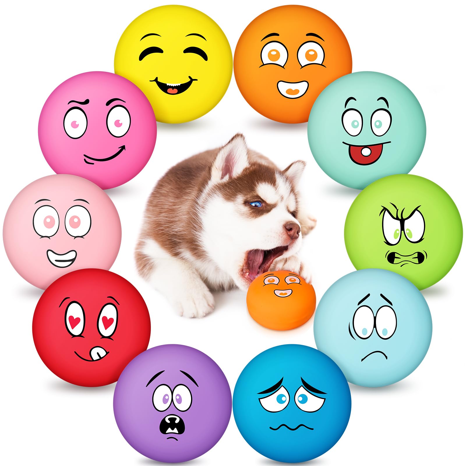 Hungdao emballage avant montrant le lot de 10 balles, pratique pour rangement