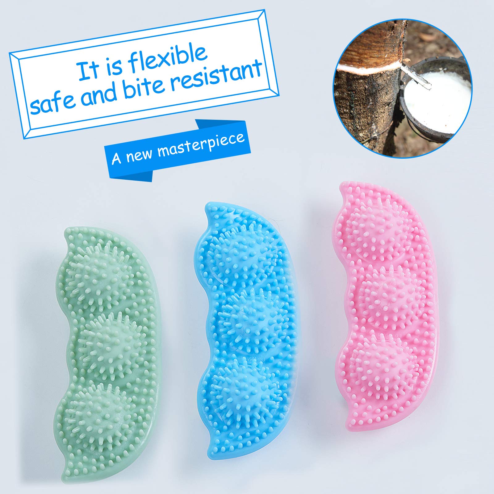 Jouets Hurray rincés sous l'eau illustrant nettoyage simple et hygiène