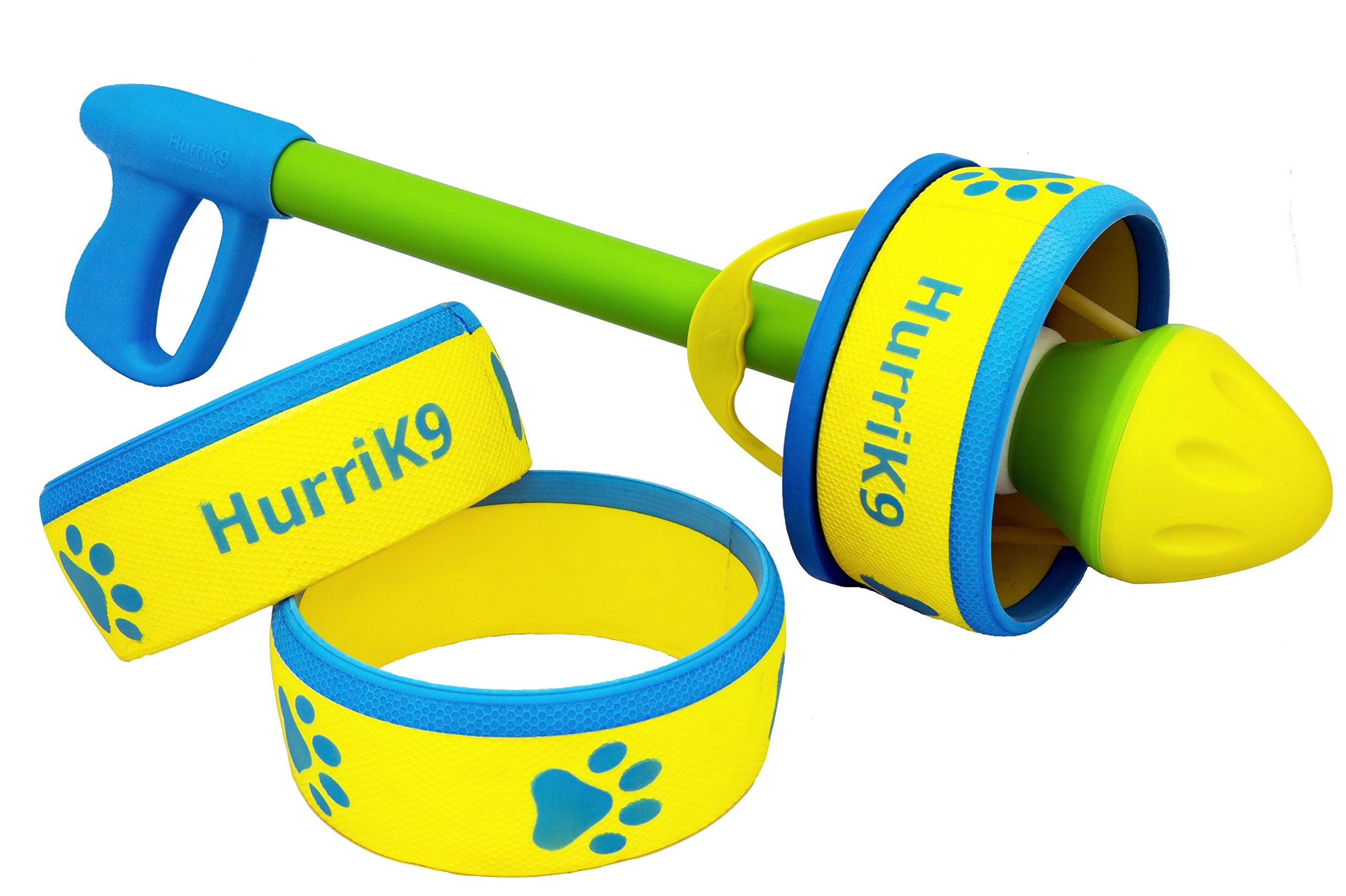 HurriK9 lanceur face avant montrant design ergonomique et confort de prise