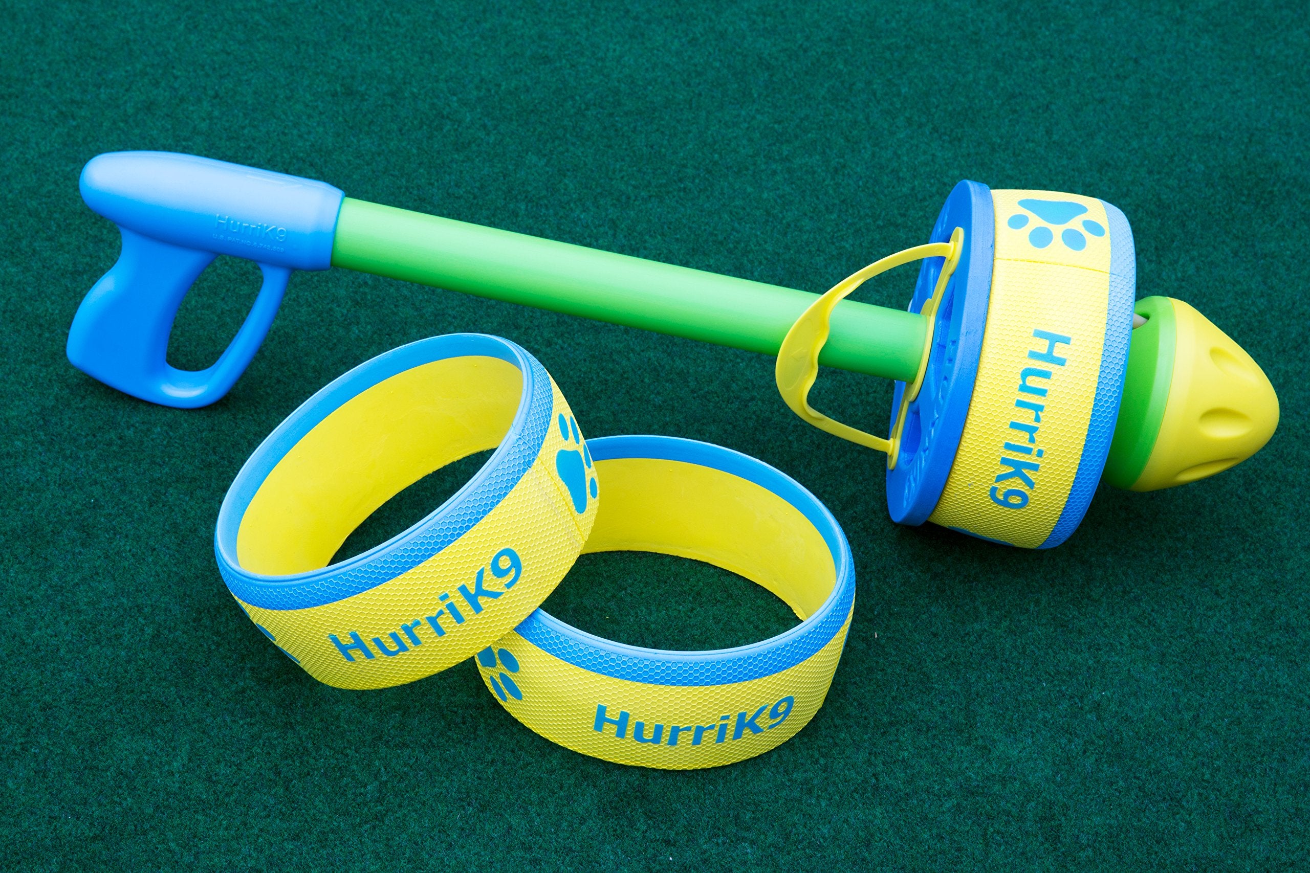 HurriK9 chien rapportant un anneau montrant plaisir et exercice