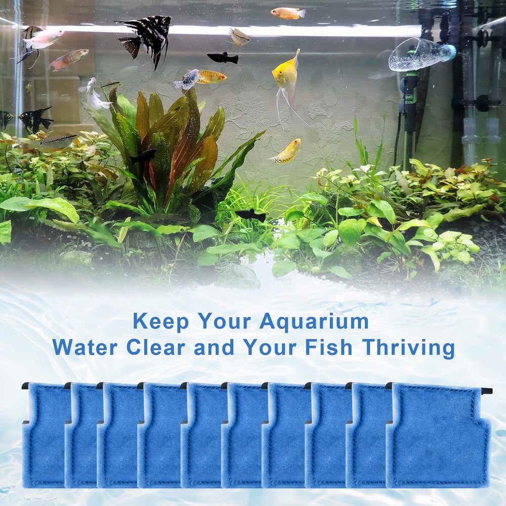 HWEIUA emballage ouvert affichant les 10 cartouches, solution économique pour aquarium