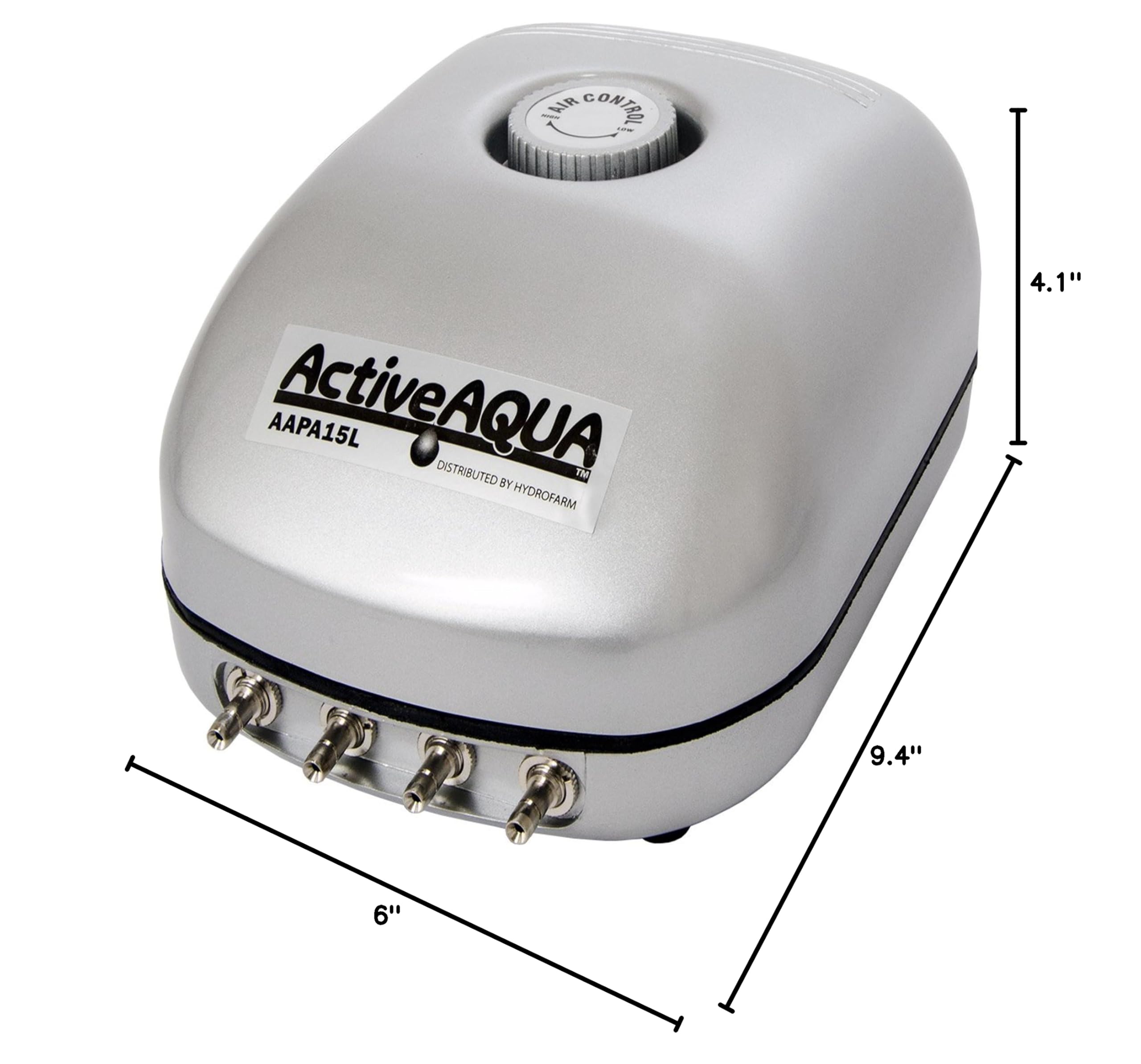 Hydrofarm Active Aqua comparaison de taille montrant format compact et gain d'espace