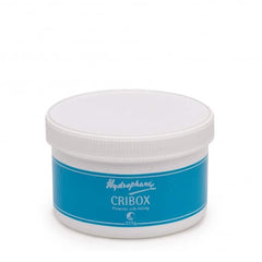 Hydrophane Cribox montrant le pot ouvert et texture, dissuade le rongeage
