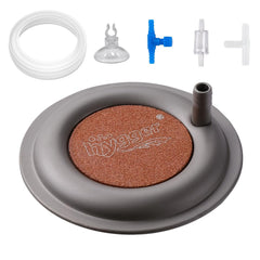 hygger diffuseur face avant montrant la forme ronde et la finition durable
