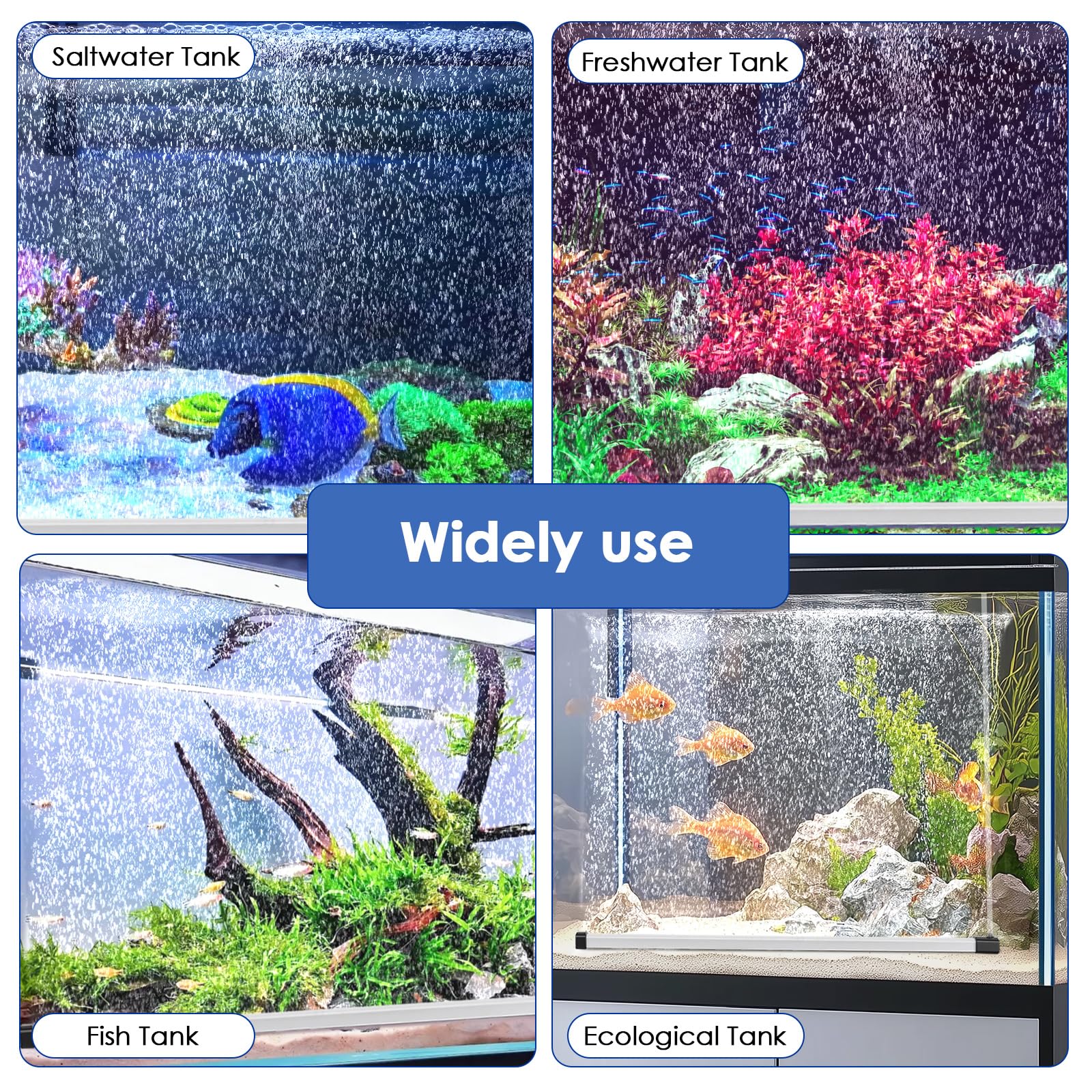 hygger mise en scène salon aquarium montrant intégration discrète bénéfice esthétique