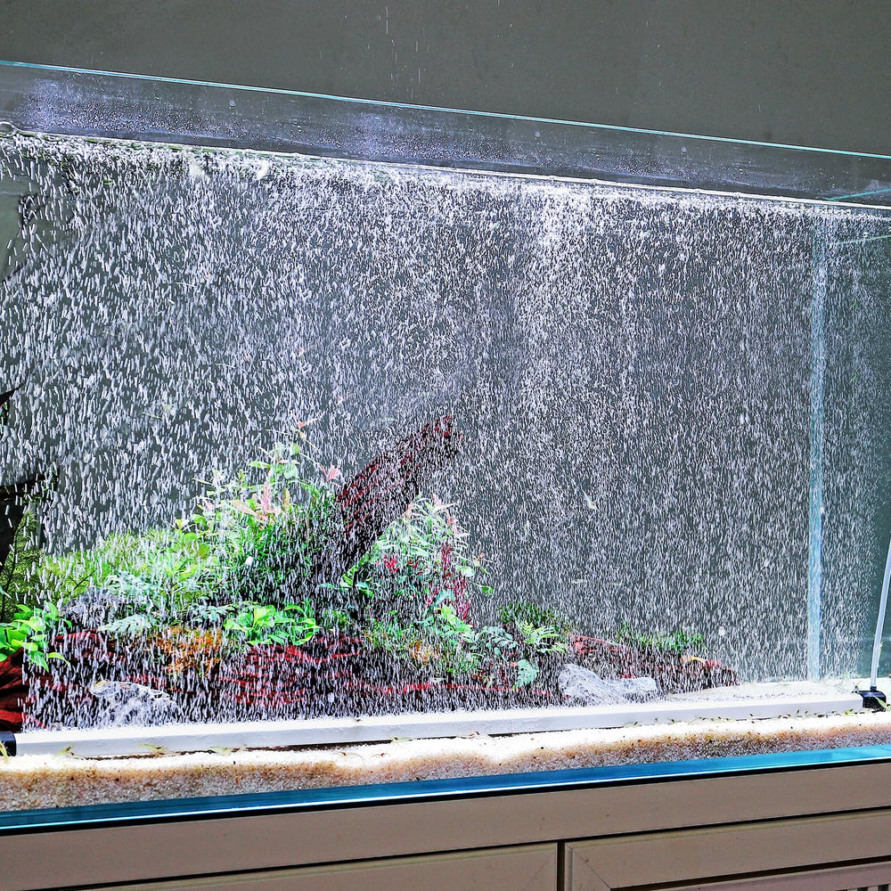 hygger rideau de bulles créant un effet décoratif apaisant pour poissons et coraux