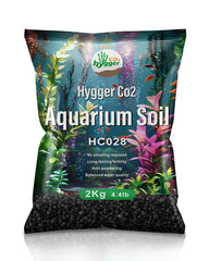 Hygger CO2 emballage avant montrant poids et bénéfices nutritifs