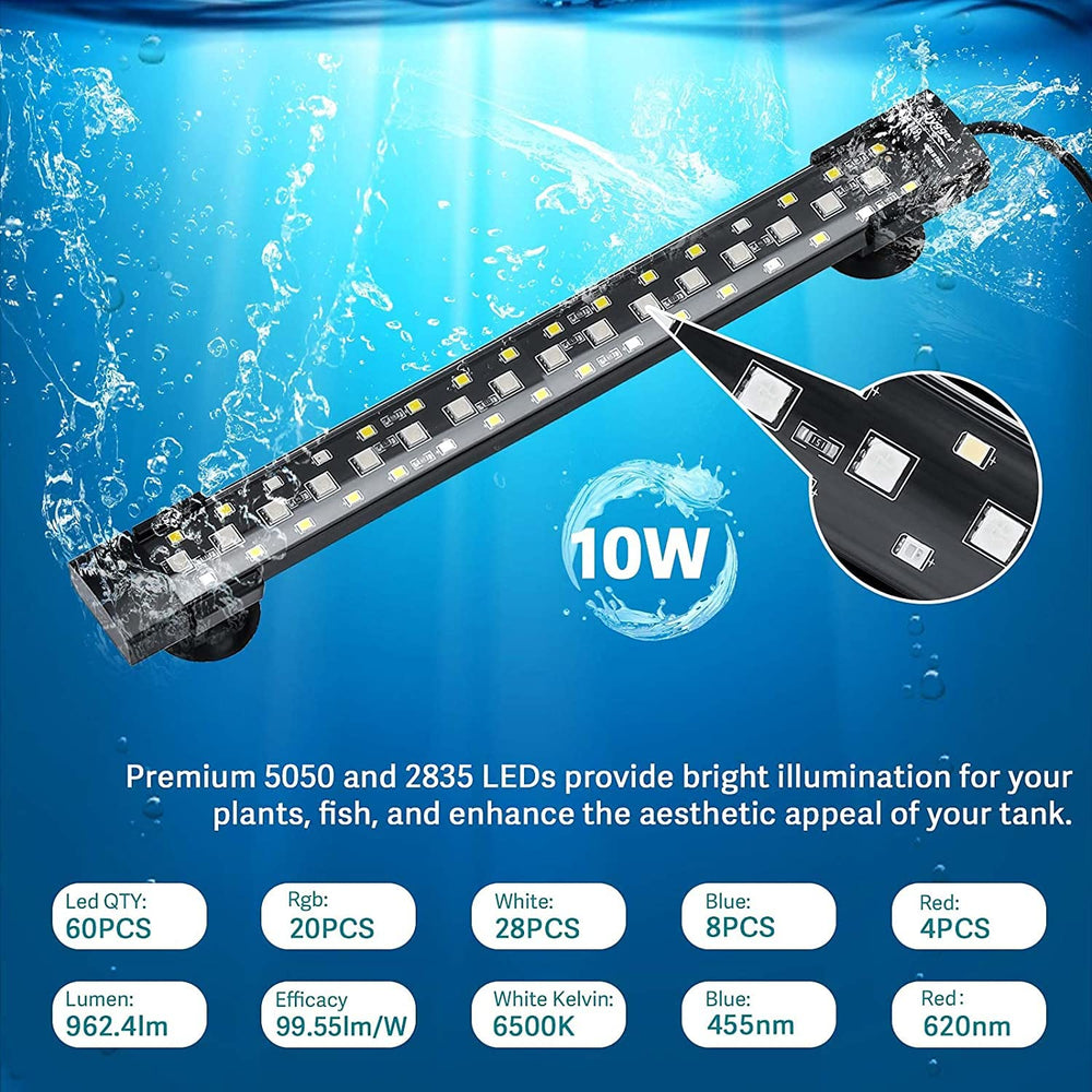 hygger comparaison taille avec aquarium standard montrant compatibilité 17–30" bénéfice installation simple