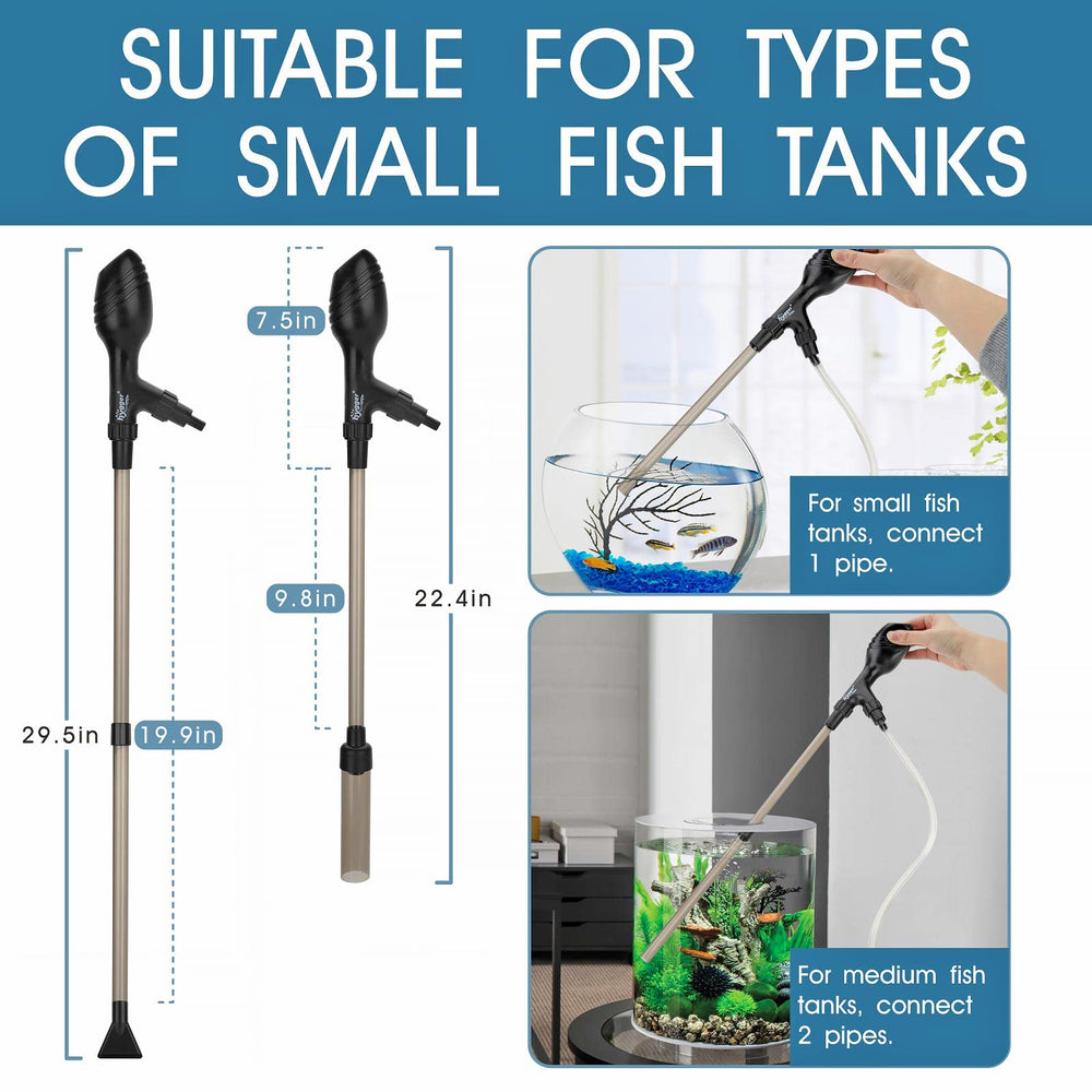 hygger comparaison taille près d'un aquarium montre longueur adaptable