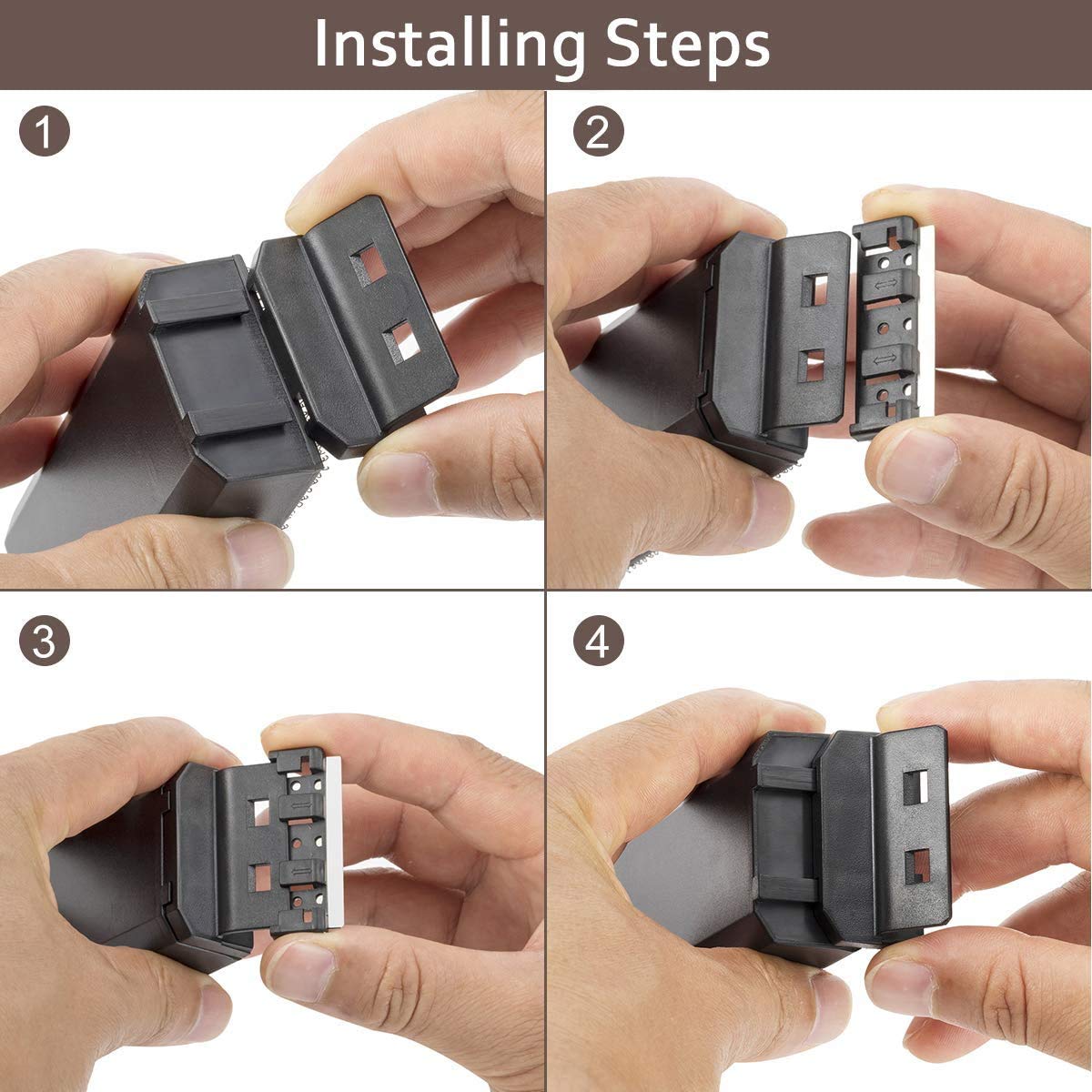hygger vue de comparaison taille et échelle à côté d'une main pour visualiser les dimensions