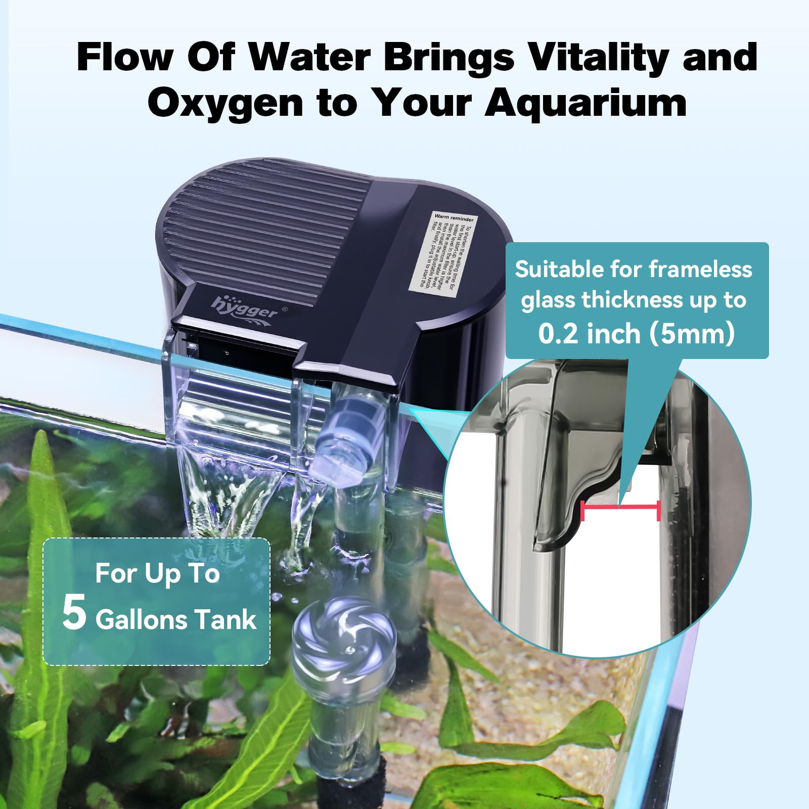 hygger détail mousse filtrante haute densité pour eau claire et filtration efficace