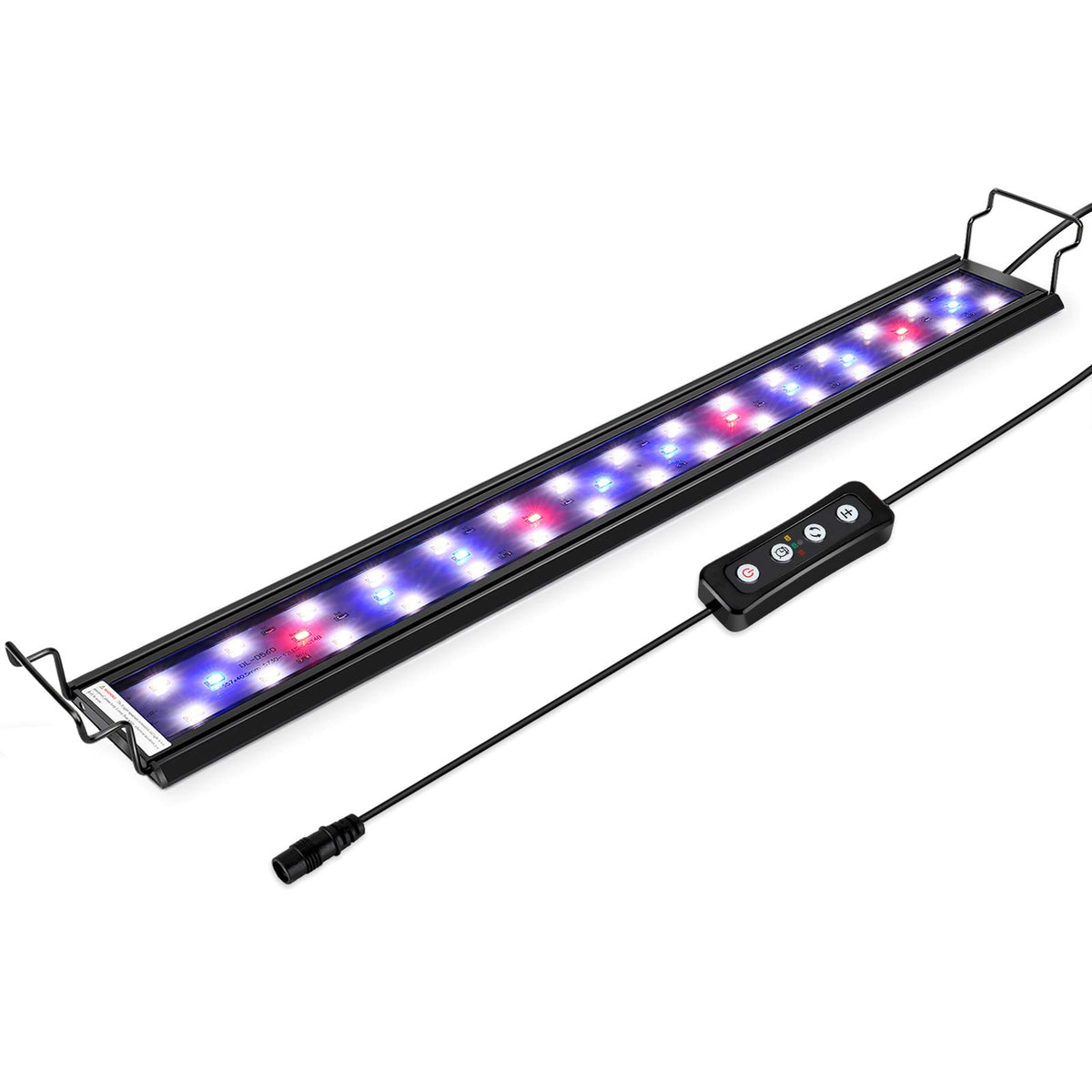 hygger vue avant du packaging montrant la lampe et accessoires, installation facile