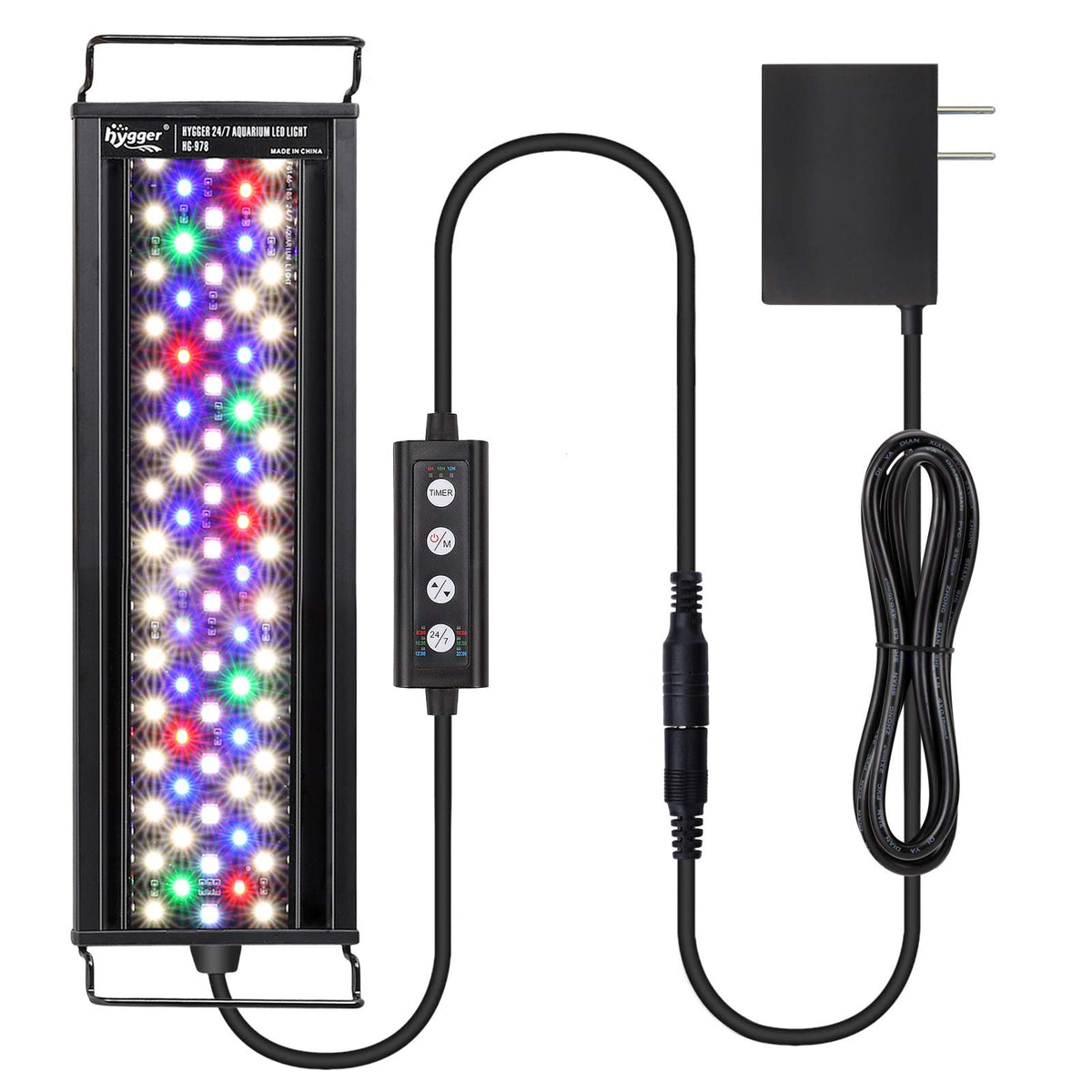 hygger face avant du produit montrant design et commandes, visibilité améliorée