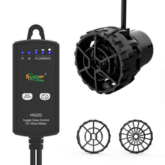 hygger face avant de la pompe montrant design compact et performance