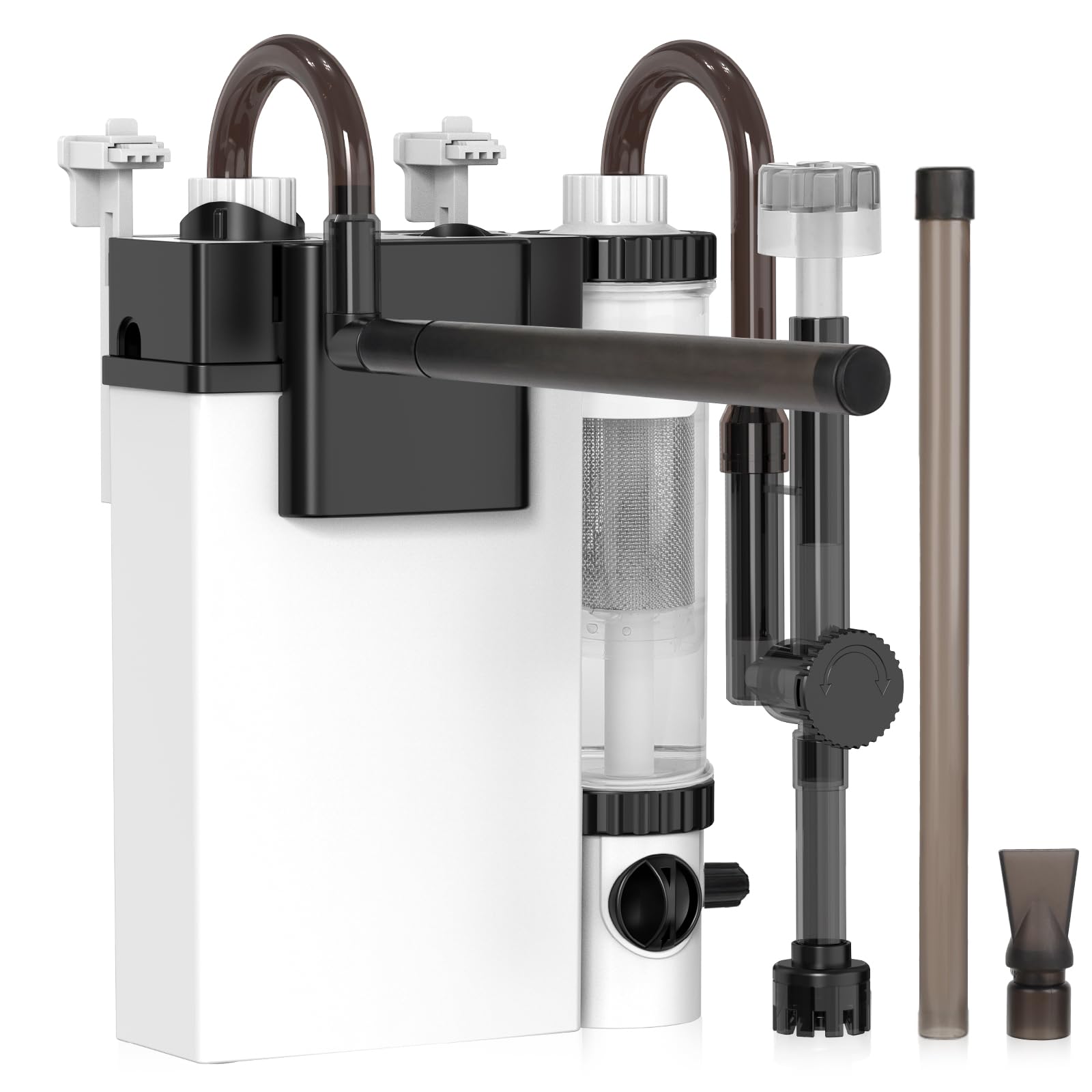 hygger filtre dans aquarium lifestyle démontrant eau claire et poissons actifs