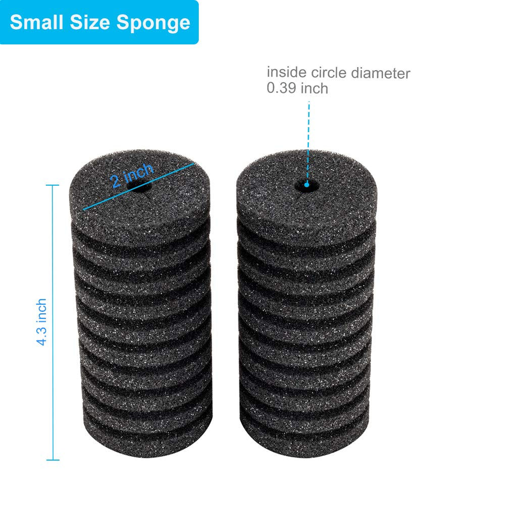 hygger gros plan texture mousse détail pores pour filtration efficace