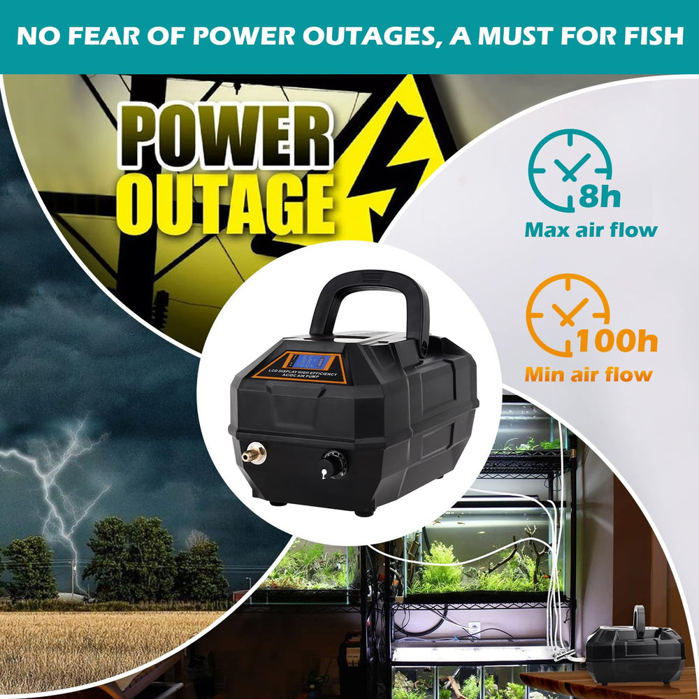 hygger pompe à air vue interne moteur cuivre garantissant puissance et durabilité