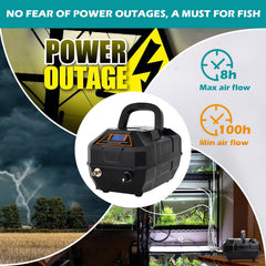 hygger pompe à air vue interne moteur cuivre garantissant puissance et durabilité