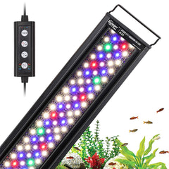 hygger rampe LED face avant montrant design compact et éclairage uniforme
