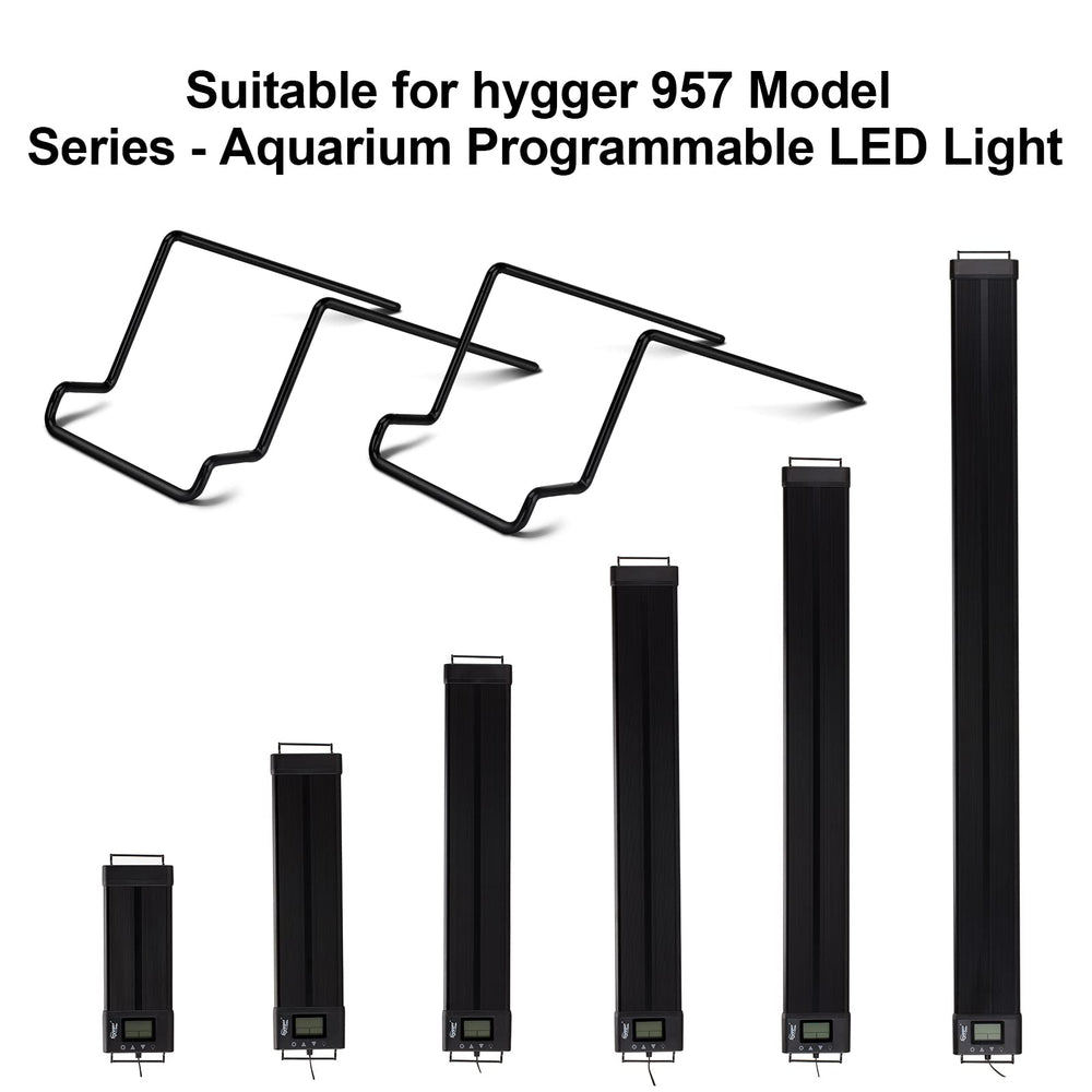 hygger support lampe zoom sur fixation assure maintien sûr de la rampe