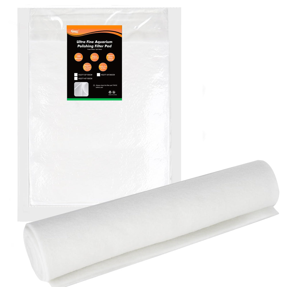 hygger tampon-filtre face montrant format 12x40 et aspect propre