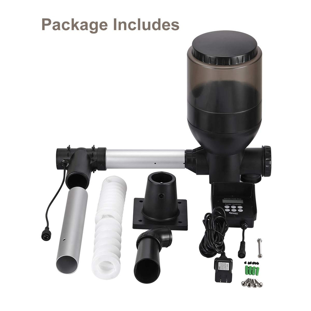 hygger alimentation manuelle one-click pour appoint immédiat