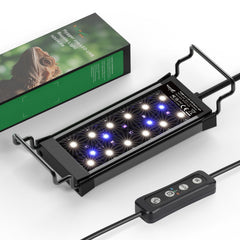 Hygger zoo vue avant du produit montrant le boîtier et la fixation stable