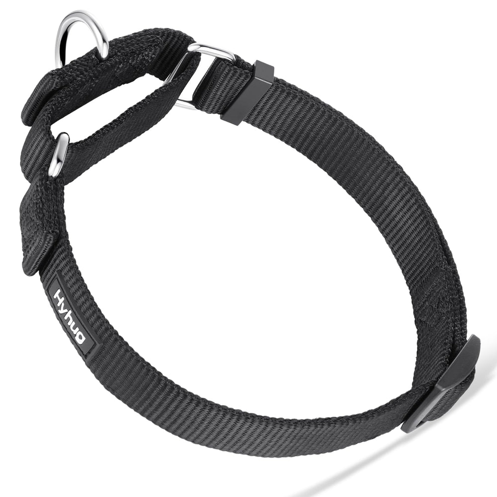 Hyhug collier martingale face avant noir, sécurité et contrôle doux