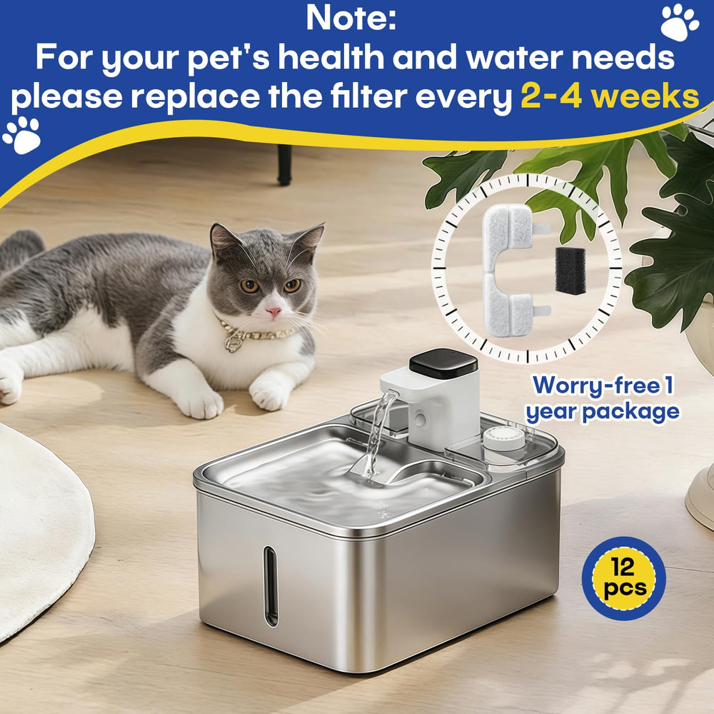 Hyparade filtre utilisé dans fontaine Qinliy Q108 pour confort animal domestique