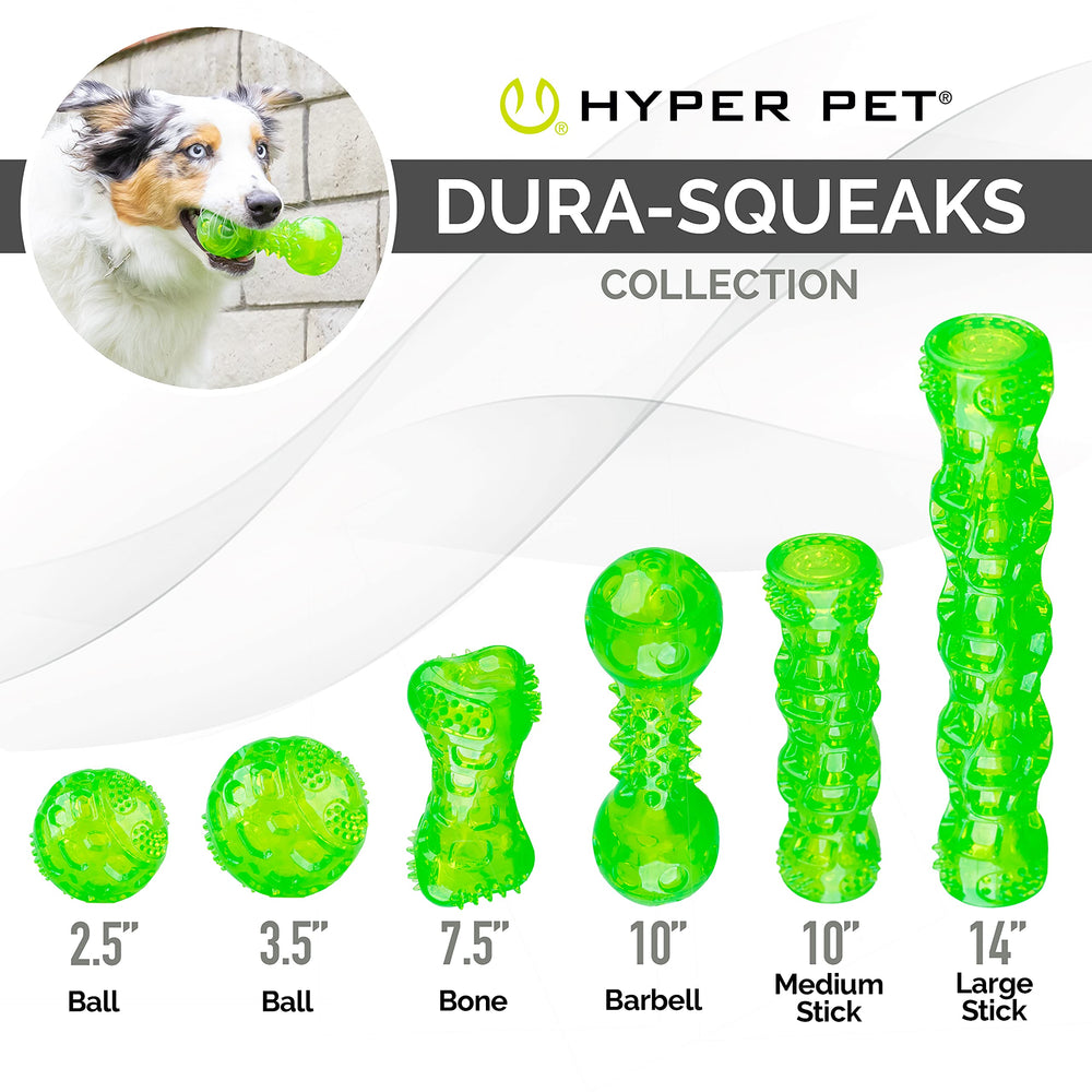 Hyper Pet vue du bout illustrant rebond imprévisible pour stimuler le chien