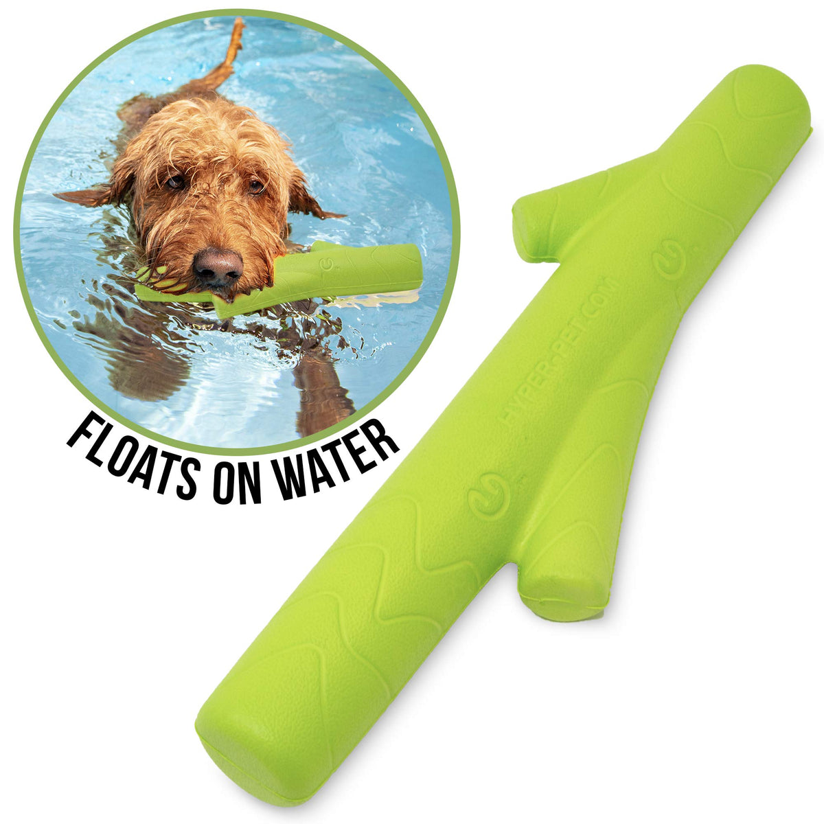 Hyper Pet face avant du stick montrant sa forme et sa flottabilité