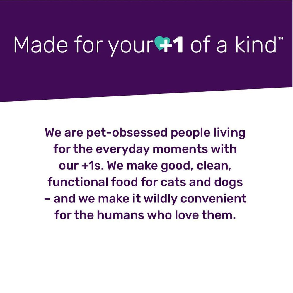 I AND LOVE AND YOU portion servie dans une gamelle, facilité de service et acceptation