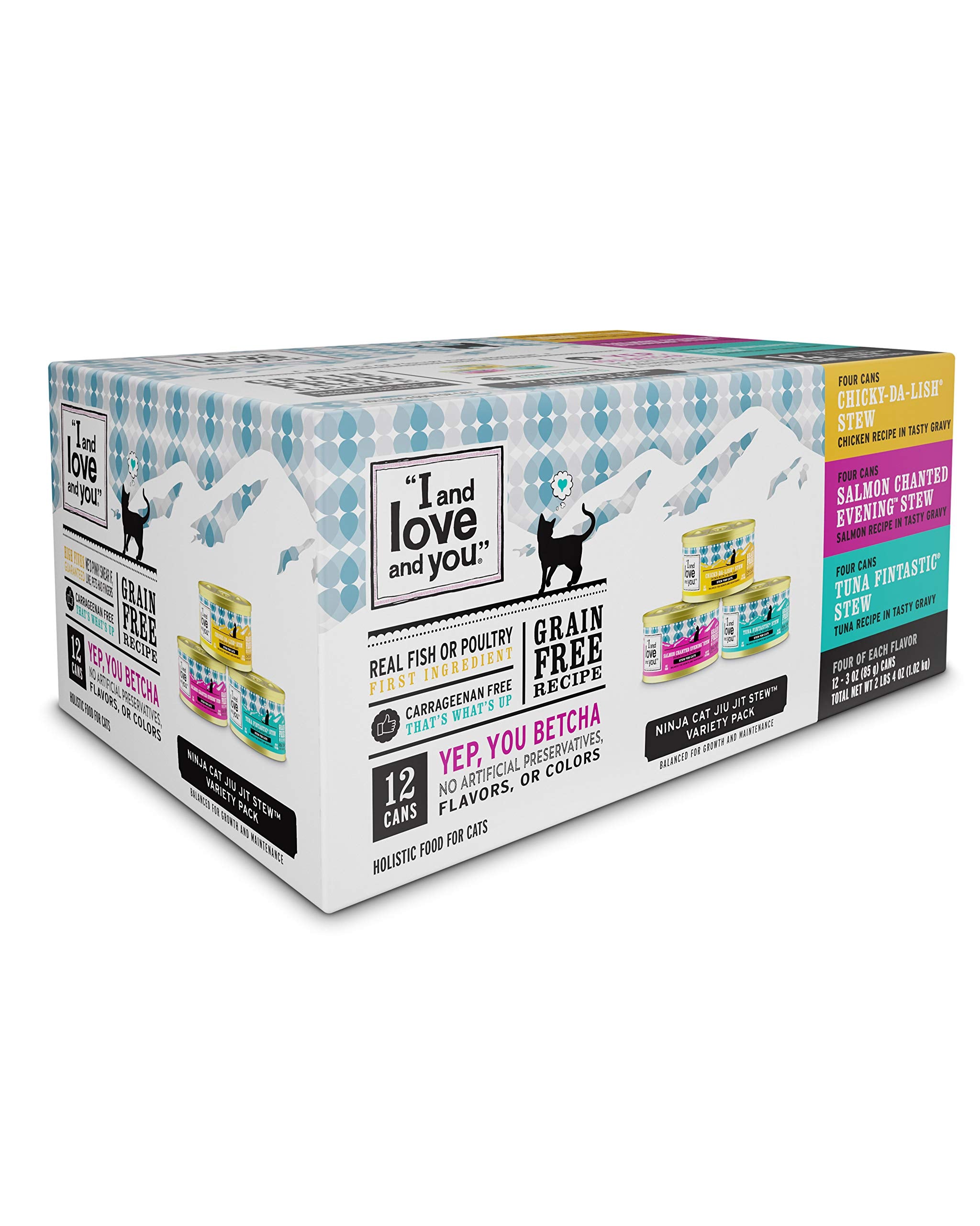 I AND LOVE AND YOU pack avant montrant les 12 boîtes et facilité de rotation