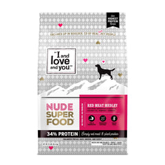 I AND LOVE AND YOU sac devant montrant recettes bœuf et bison et avantage protéines