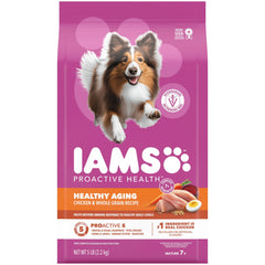 IAMS emballage avant montrant recette Healthy Aging pour confiance nutritionnelle