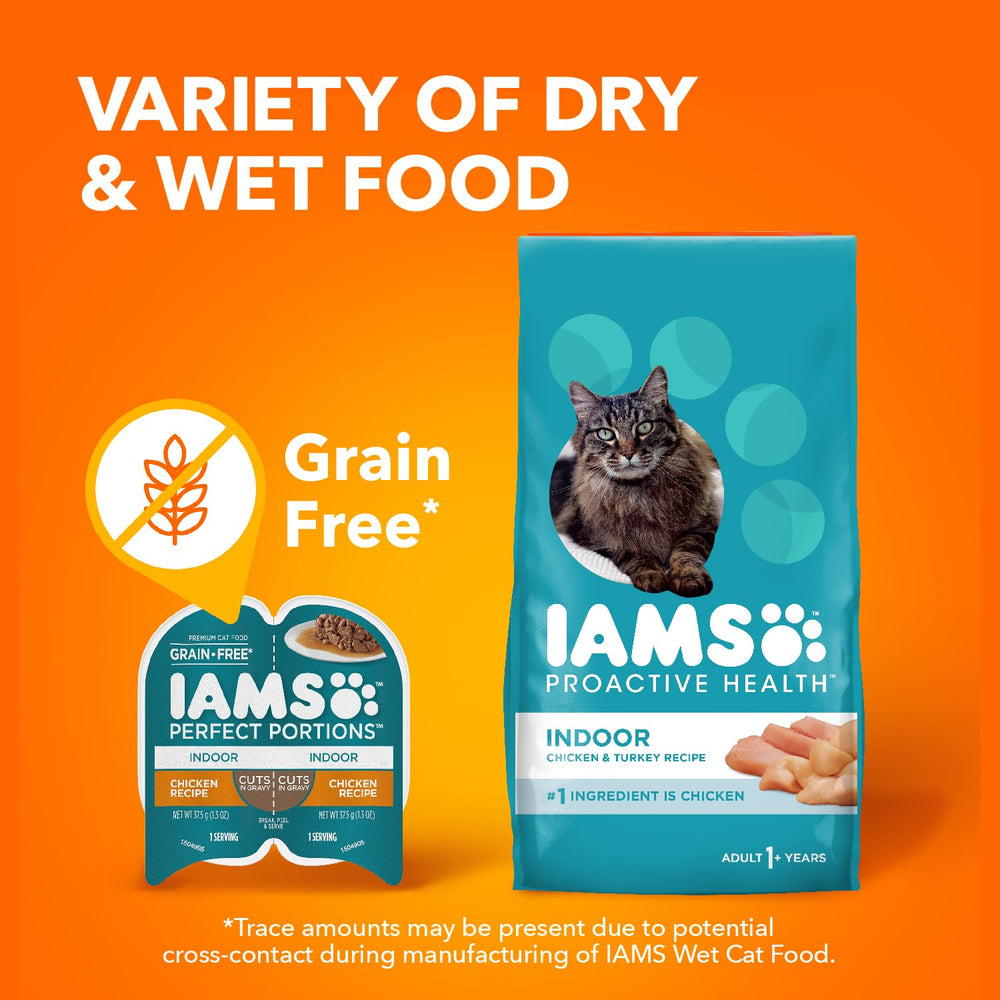 IAMS emballage gros plan sur matériau et facilité d'ouverture