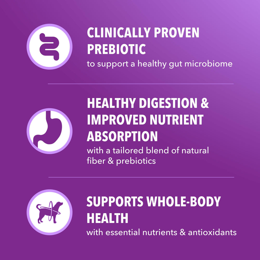 IAMS étiquette nutritionnelle montrant ingrédients transparents et bénéfice