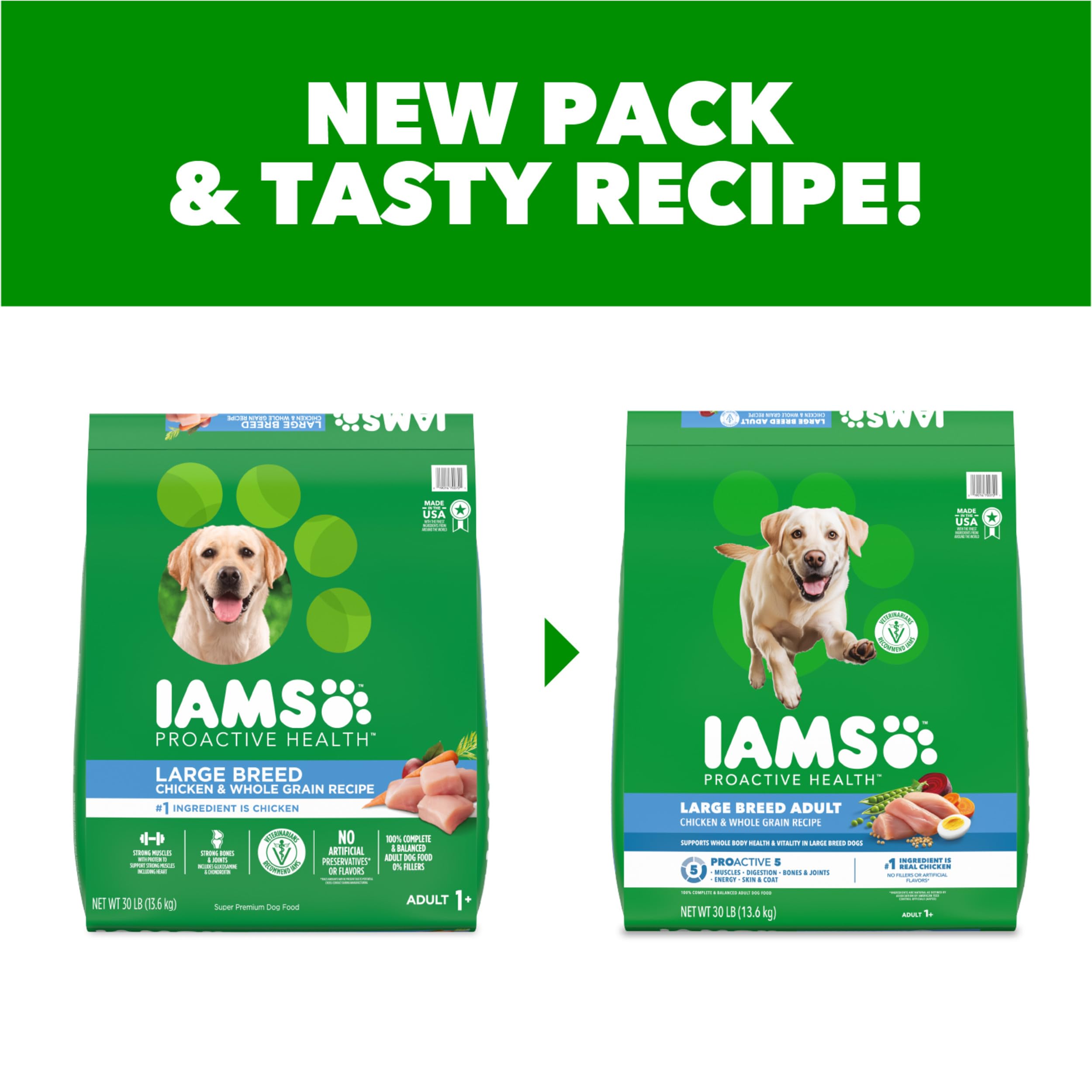 IAMS zoom sur la texture des croquettes bénéfique pour la mastication