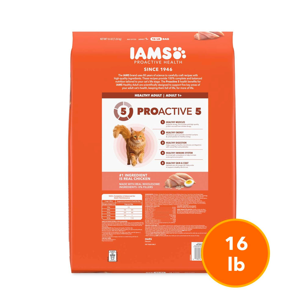 IAMS ouverture sachet zoom montrant fraîcheur et manipulation