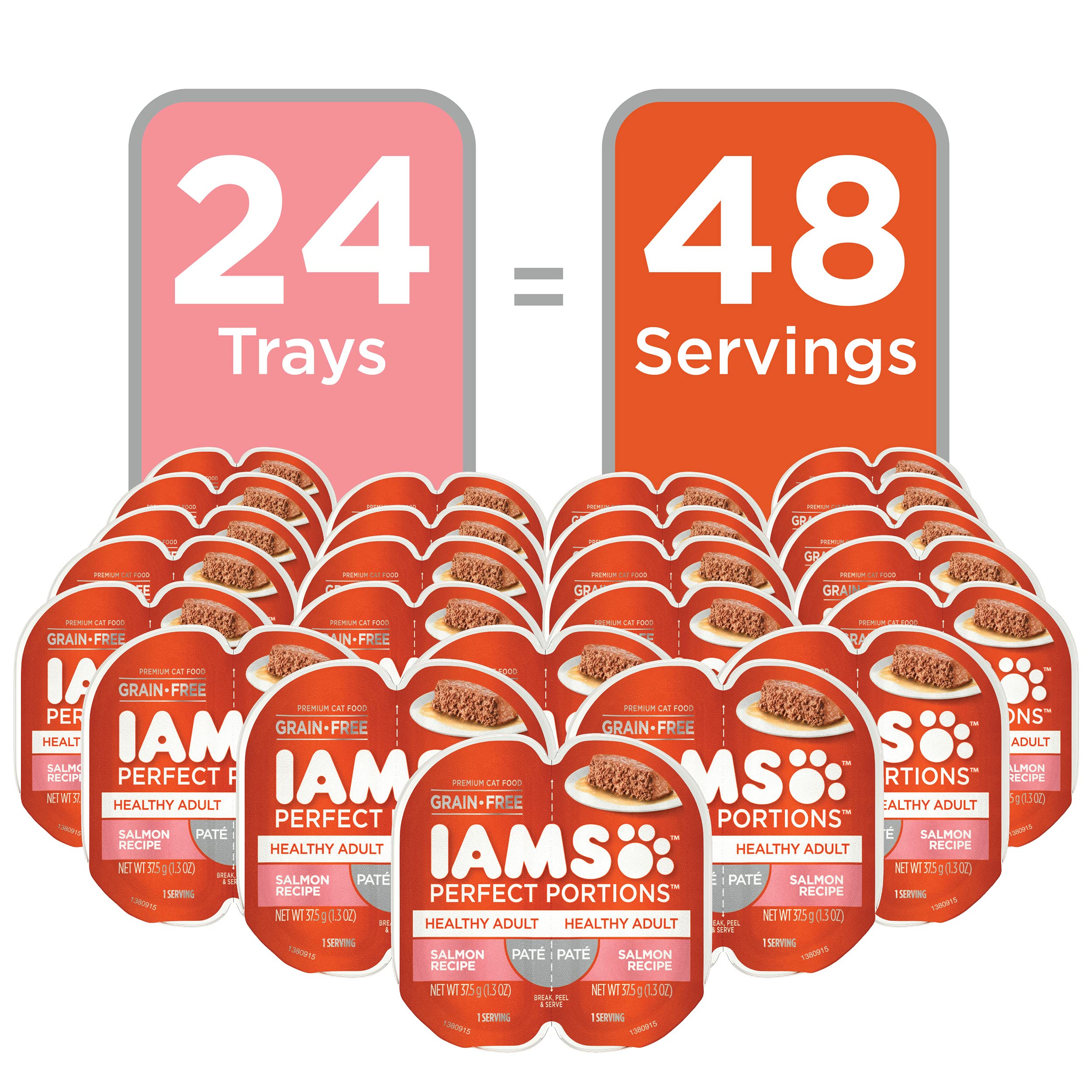 IAMS gros plan texture pâté saumon, appétence et consistance