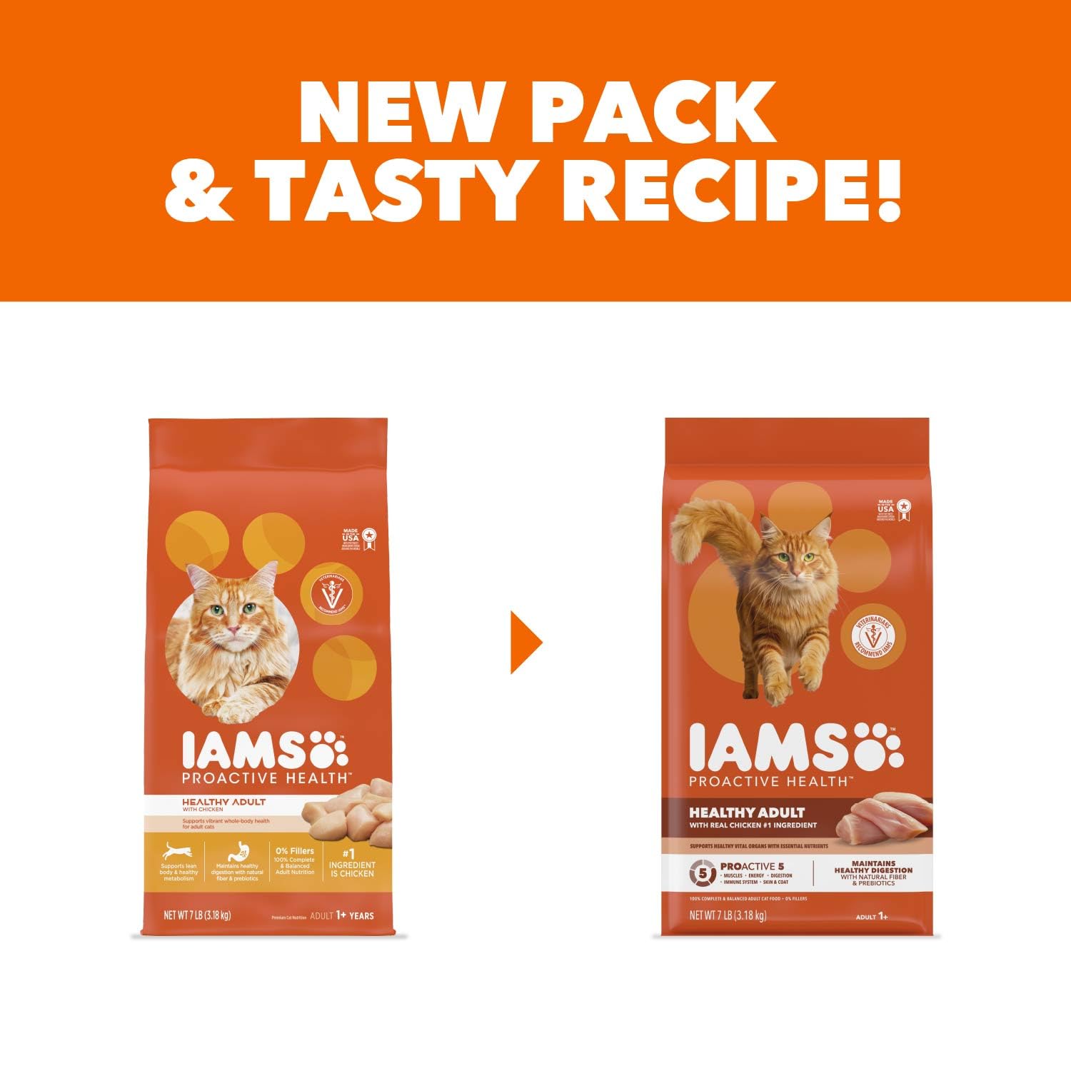 IAMS sacs empilés montrant stockage pratique pour familles nombreuses